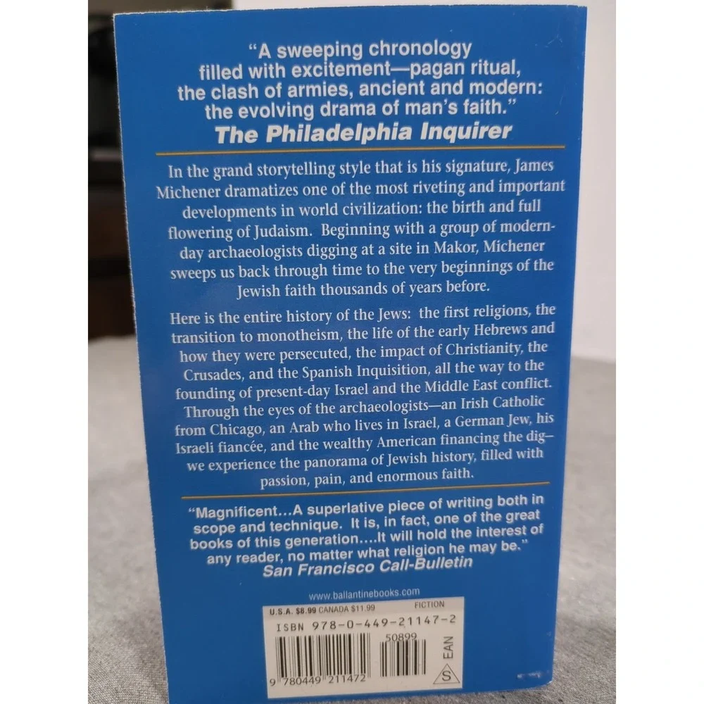 The Source James Michener 1983 Ballantine Books‎ Edition Paperback - LIKE NEW